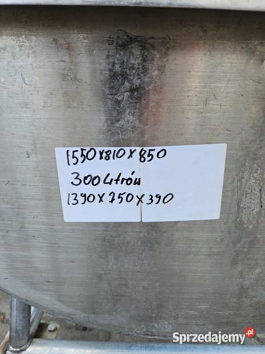 Wanna masarska 1550x810x850