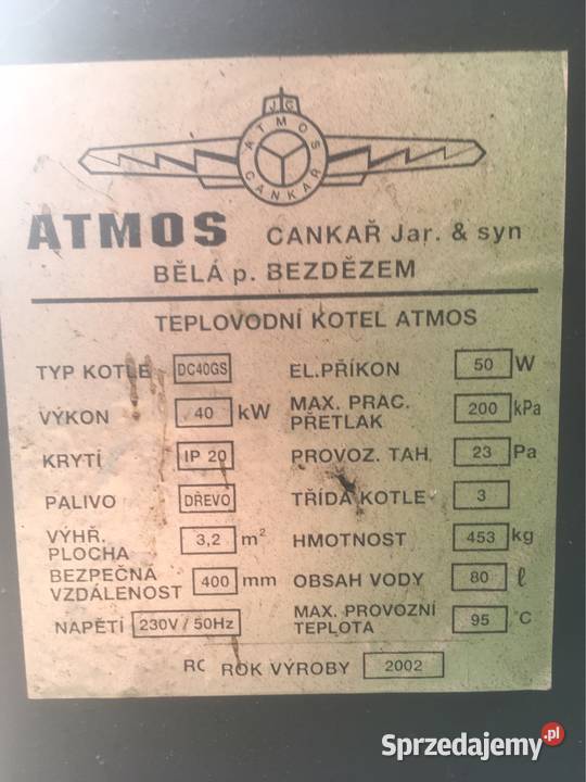PIEC ATMOS 40 KW Przysucha