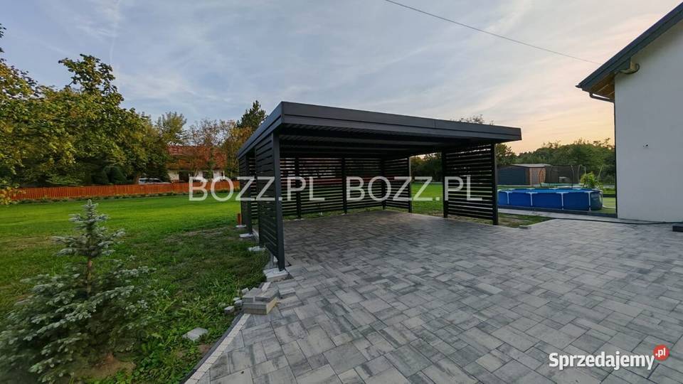 Wiata garażowa dwustanowiskowa Katowice