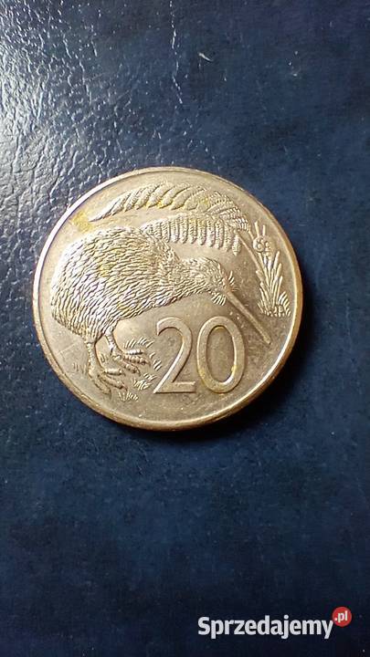 Stare monety 20 cent 1981 Nowa Zelandia Numizmatyka podkarpackie sprzedam