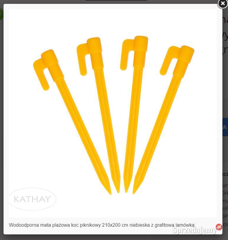 MATA PLAŻOWA prostokątny 210 x 200 Łęczyca