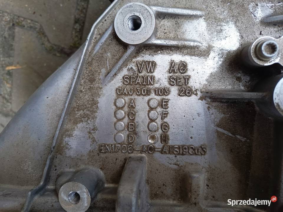 Skrzynia biegów TCV Audi VW Seat Skoda Radom