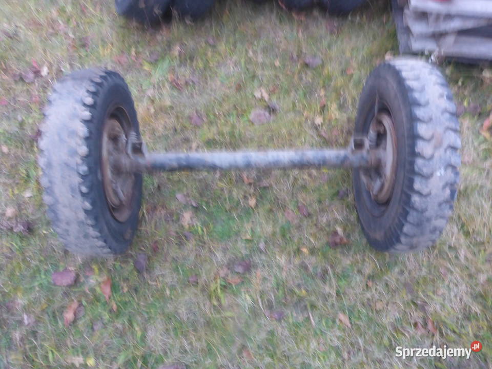 oś ośka fabryczna rolnicza 23x5 opony koła Radom