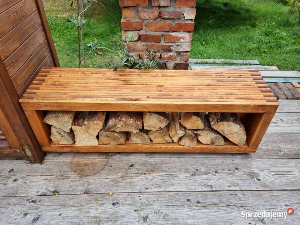 Stojak na drewno kominkowe 3D poziomy 45 x 40 x śląskie Kalety