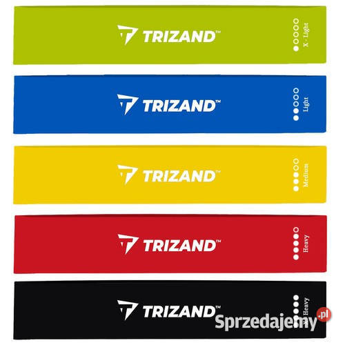 Zestaw gum do ćwiczeń 5 Trizand lubelskie Biała Podlaska