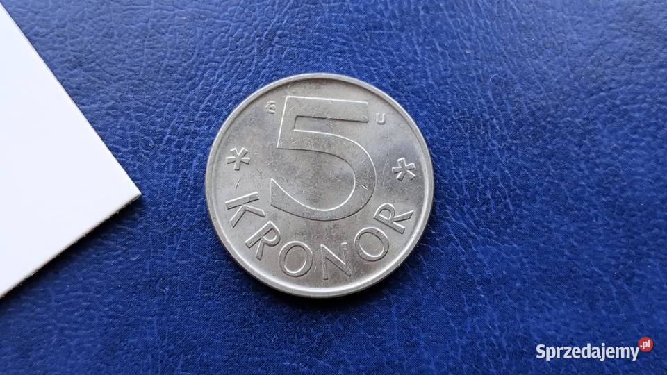 Stare monety 5 koron 1978 Szwecja Numizmatyka Lesko