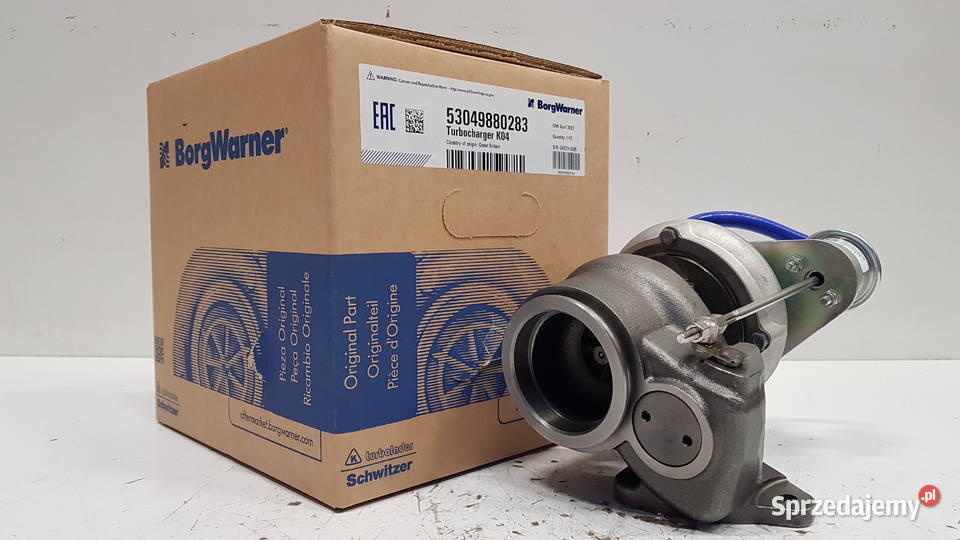 Nowa turbosprężarka BorgWarner KKK 53049880283 Siedlce