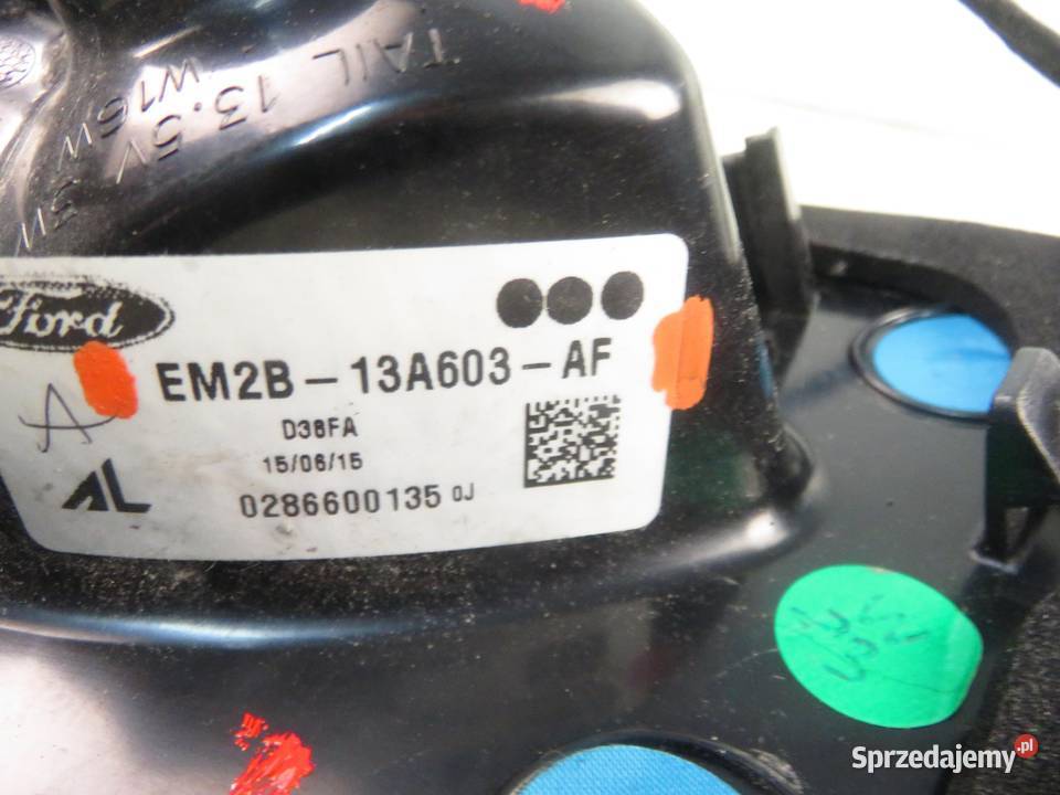 LAMPA LEWA TYLNA KLAPA FORD GALAXY III CK osobowe