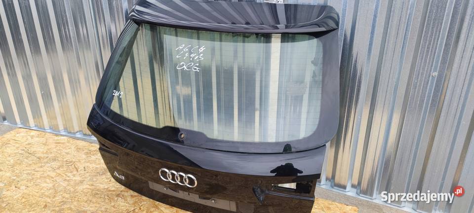 KLAPA TYLNA TYŁ AUDI A6 C7 AVANTKOMBI LY9B ORG osobowe Części samochodowe Przystajń