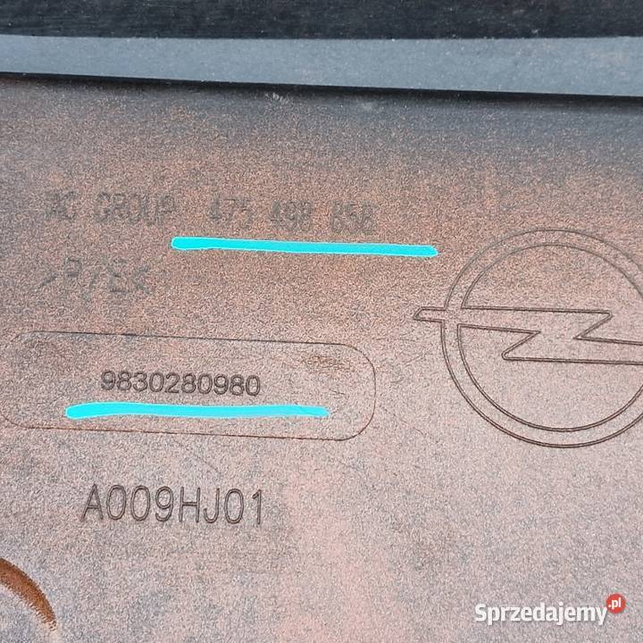 OPEL CORSA F ZDERZAK PRZÓD PRZEDNI 9830280980 sprzedam