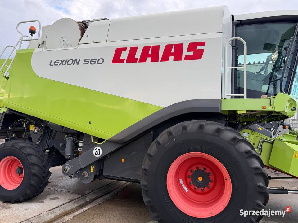 Kombajn zbożowy Claas Lexion 560 prod 2009 heder dolnośląskie