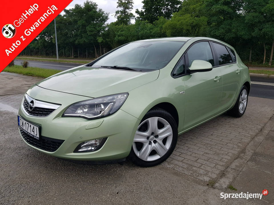Opel Astra 14 Turbo Benzyna Nawigacja Xenon czujnik parkowania Włocławek sprzedam