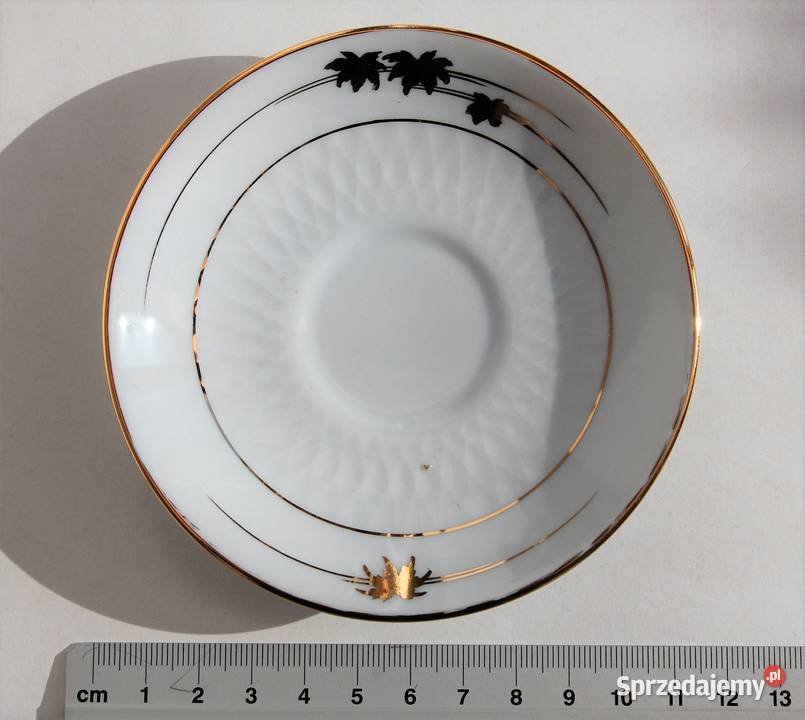 Filiżanki biała porcelana chińska złocona Lublin