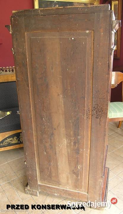 Szafka słupek cylindryczny Biedermeier Sopot