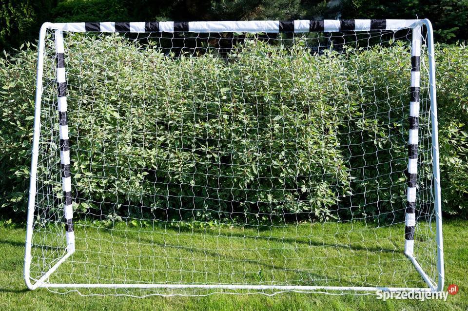Duża metalowa bramka piłkarska z siatką mocna Pozostałe Poznań