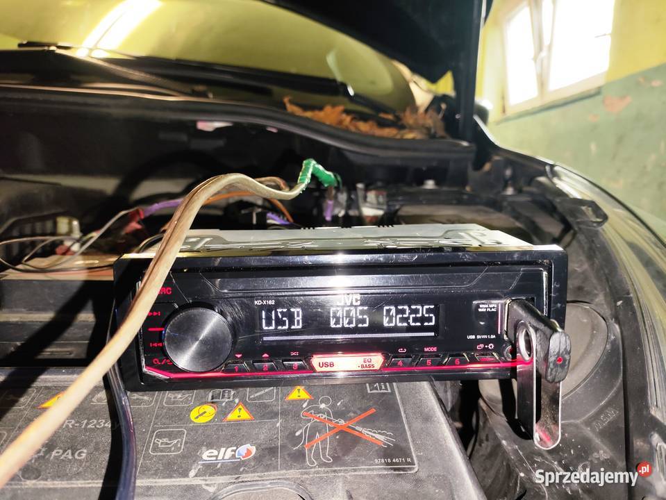 Radio samochodowe 1DIN JVC KDX162 USBAUX Niegowonice