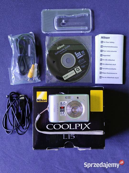 Aparat fotograficzny Nikon Coolpix L 15 Ząbki