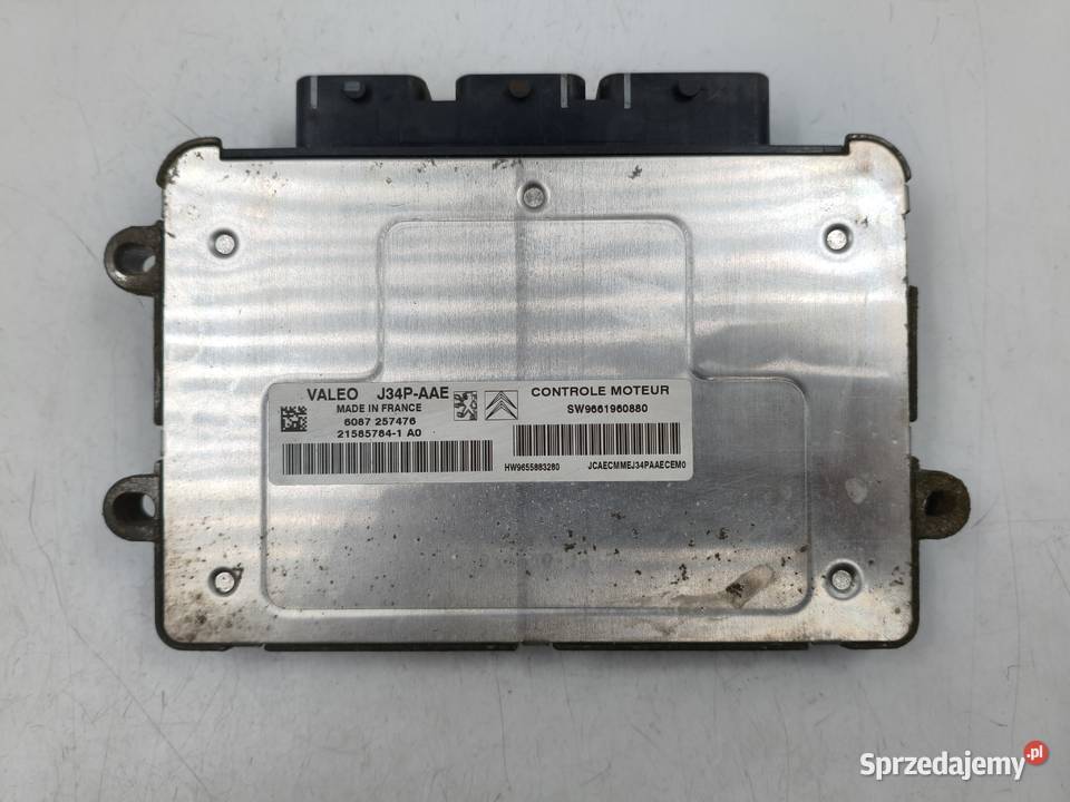 Sterownik Silnika Peugeot 206 14 SW9661960880 Komputery Wyszków