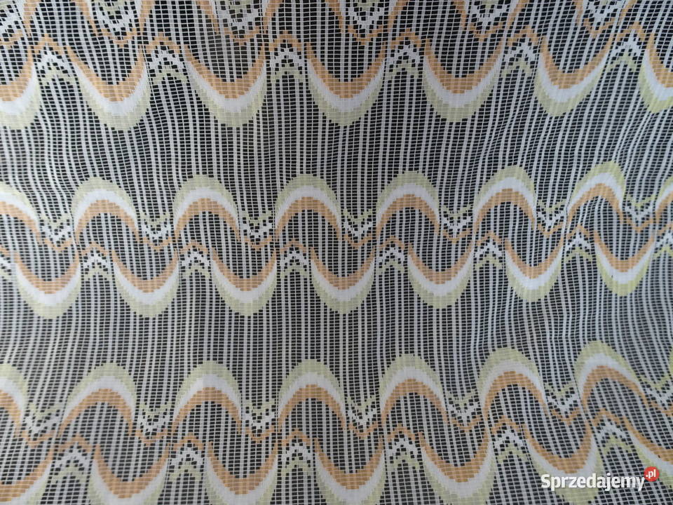 Firanka biało żółto pomarańczowa Warszawa sprzedam