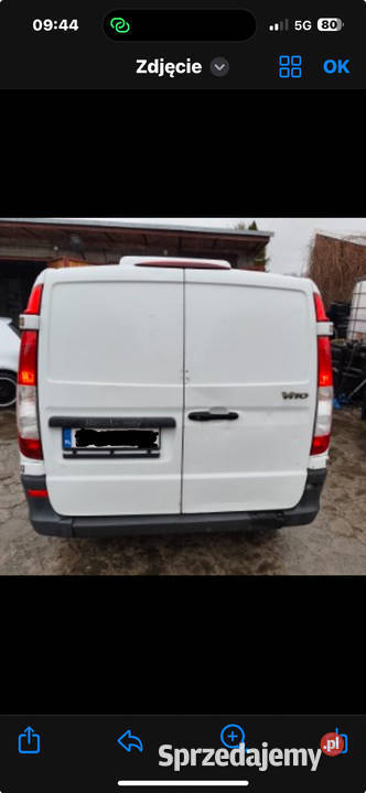 Mercedes Vito Chłodnia manualna małopolskie Proszowice