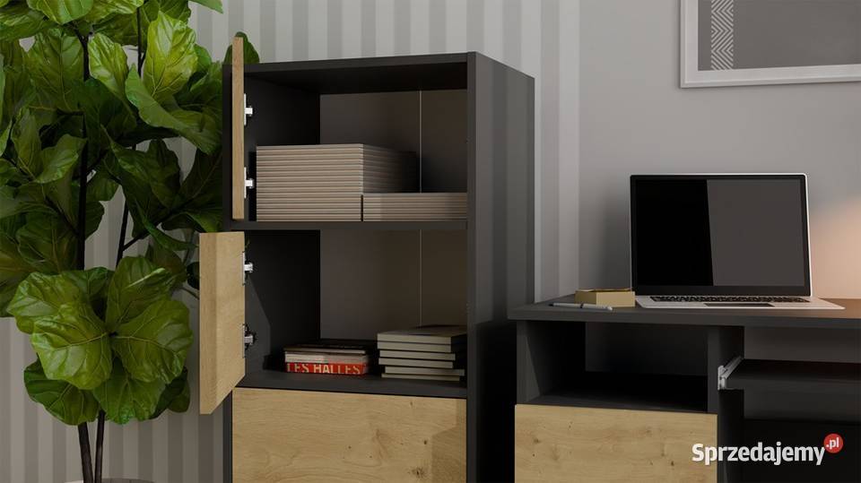 Komoda ALMA ANTRACYT DĄB ARTISAN opolskie