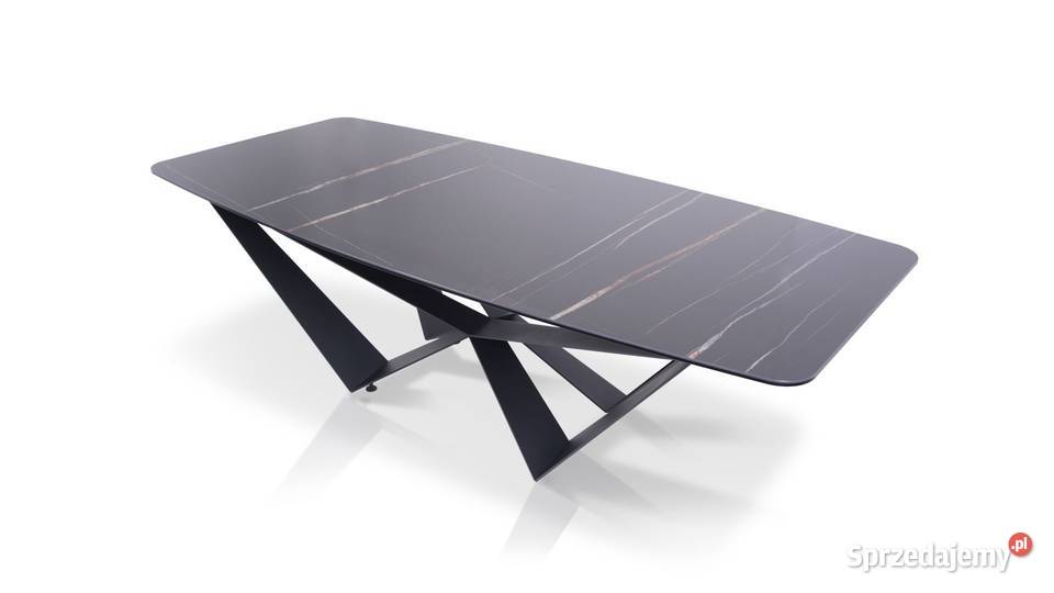 Stół Tectona blat spiek Sahara Noir 280 x 100 Katowice