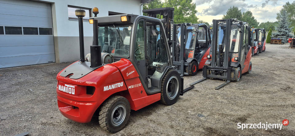 Terenowy wózek widłowy Manitou MSi35G Udźwig Małkinia Górna