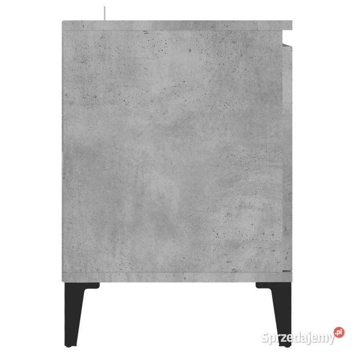 vidaXL Szafka TV metalowe nóżki szarość sprzedam