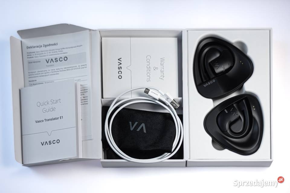 NOWE słuchawki Vasco Translator E1 Słuchawki i głośniki Zwoleń