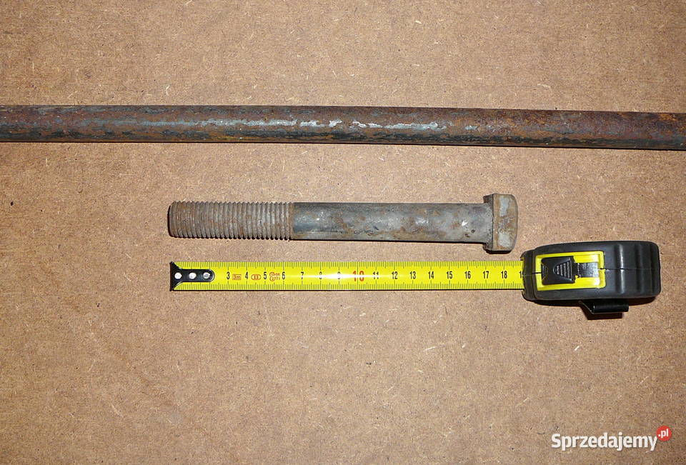 Śruba budowlana M20x170 z nakrętką i podkładką Warszawa sprzedam