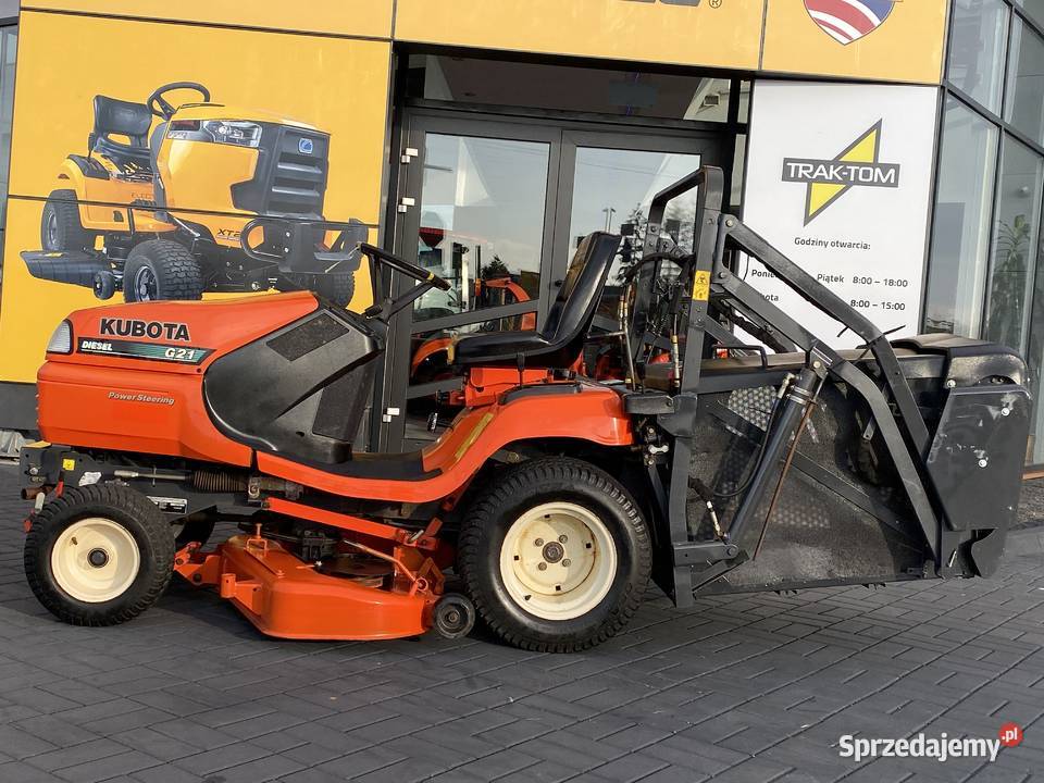 Kubota G21HD górny wysyp kosza WOM 21 127 diesel Kolonia Poczesna