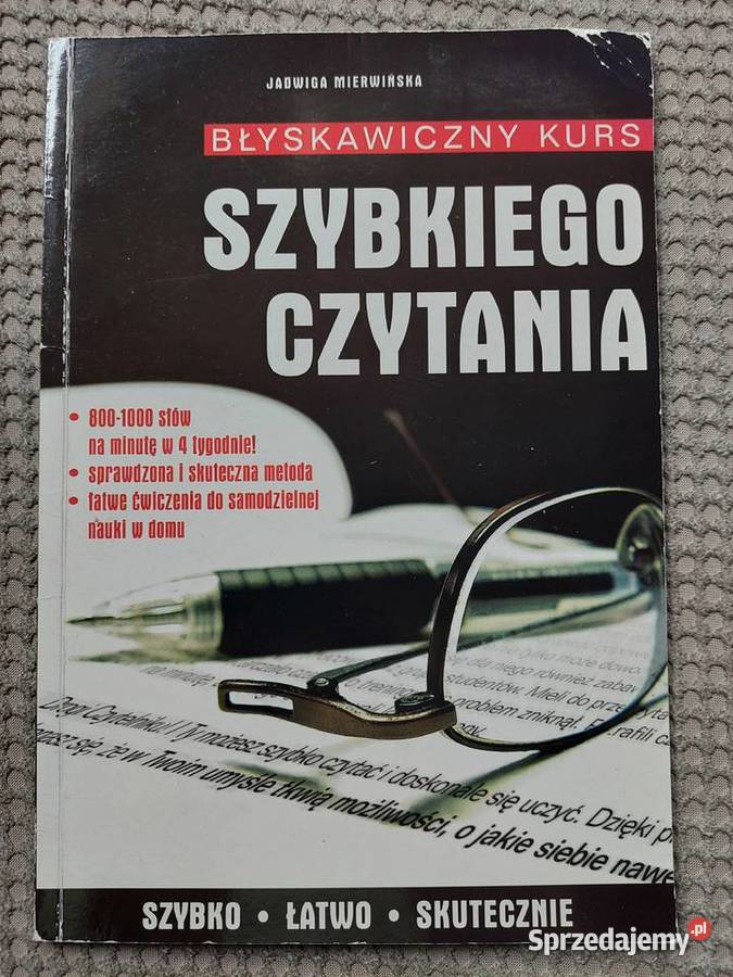 Błyskawiczny kurs szybkiego czytania Jadwiga