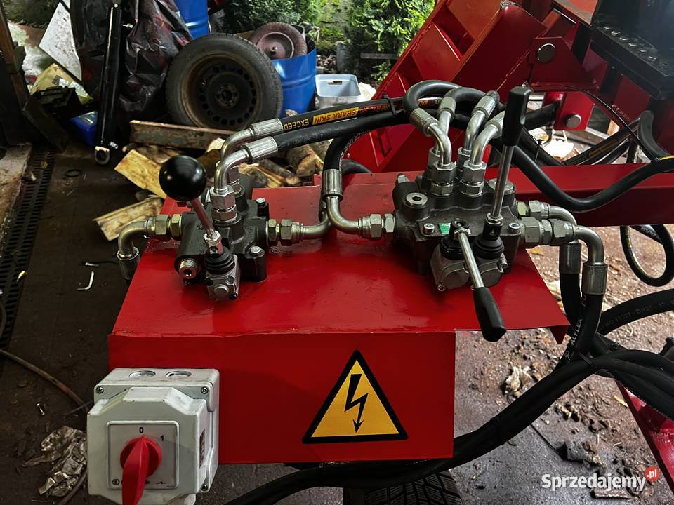 Łuparka hydrauliczna do drewna pozioma HODBUD małopolskie Myślenice