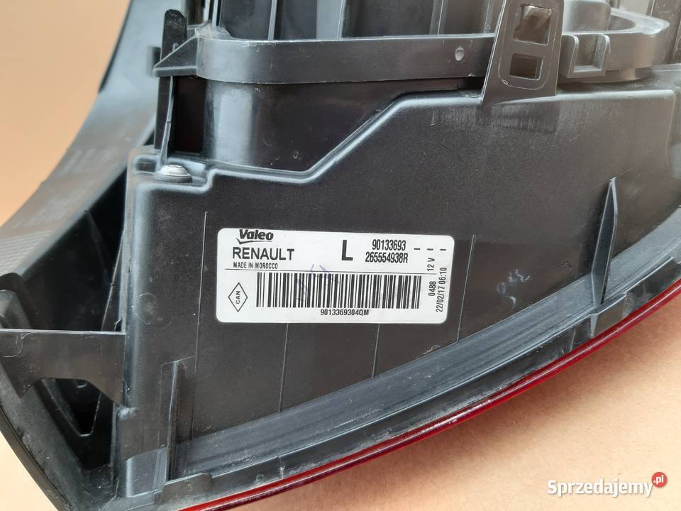 DACIA SANDERO II LIFT LAMPA LEWY TYŁ LEWA TYLNA Trzciel