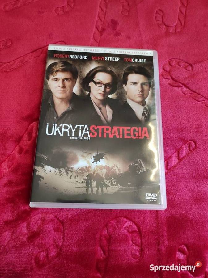 UKRYTA STRATEGIA Robert Redford Tom Cruise meryl DVD Kielce