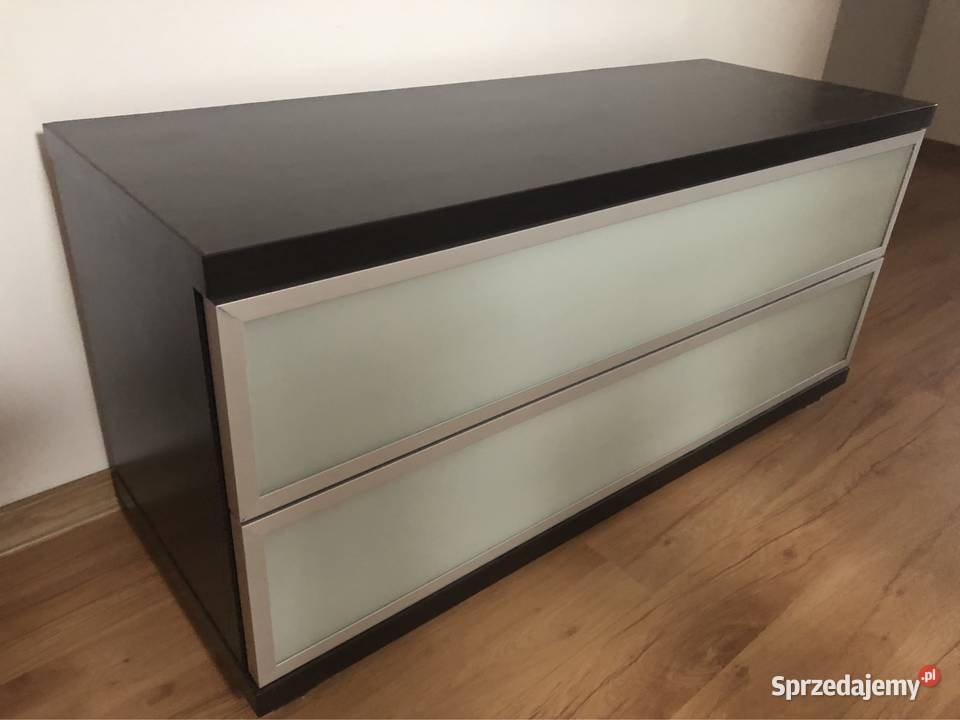 Komoda drewniana z dwoma szufladami z matowego Koszalin