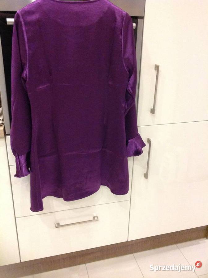 Mini Sukienka Satynowa Damska GLAMOUR ML Spódnice i sukienki Nowa Sól