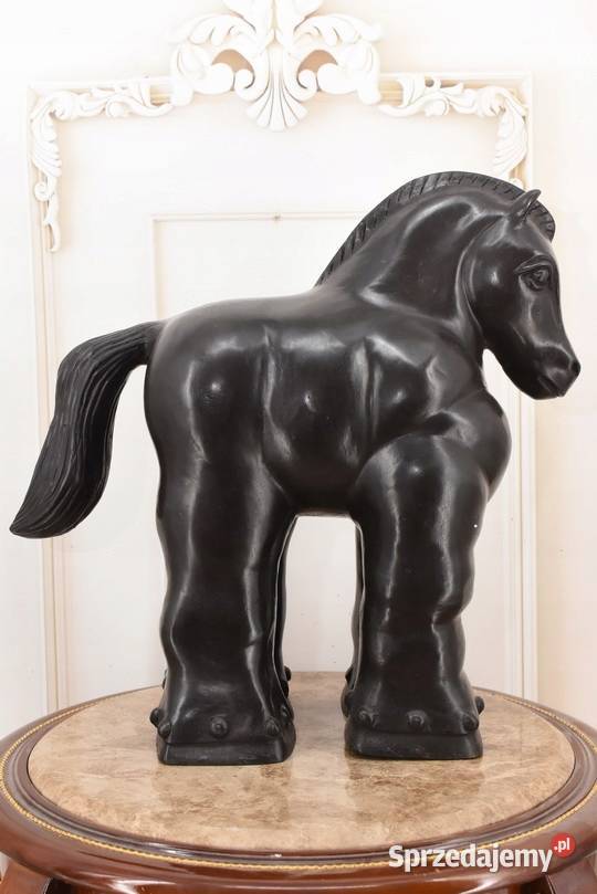 Nowoczesny Koń Fernando Botero Figura Rzeźba z Kraków