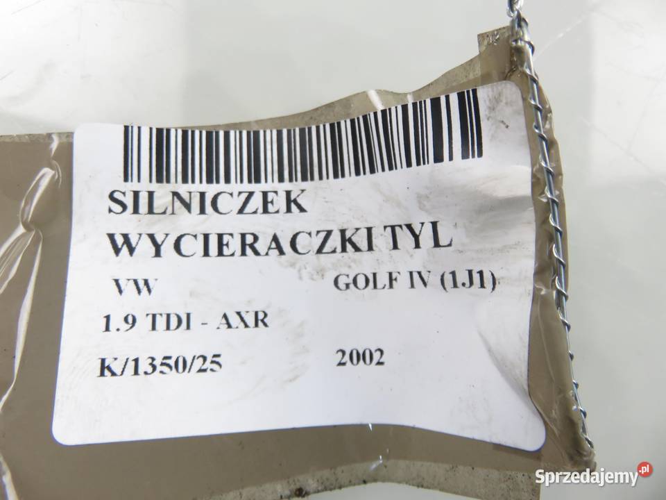 SILNICZEK WYCIERACZKI TYŁ VW GOLF IV 1J6955711B