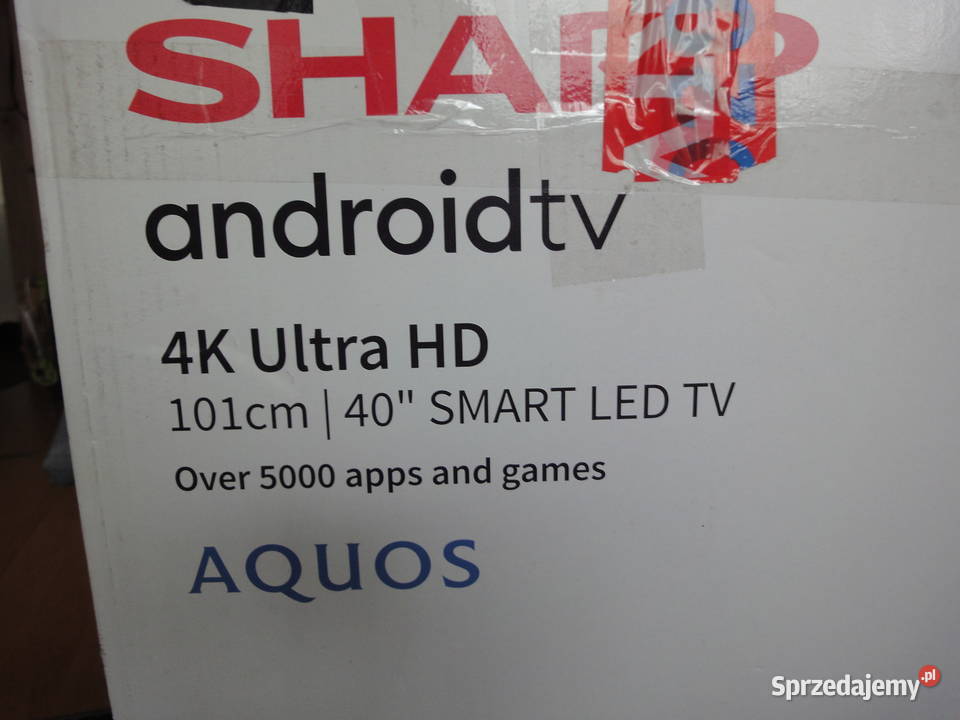 sharp 40bl5eauszkodzony tv 4K Kraków