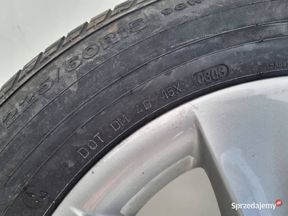 BMW E39 KOŁO ZAPASOWE zapas FELGA 22560 R15 stalowe Opony i felgi Chełm