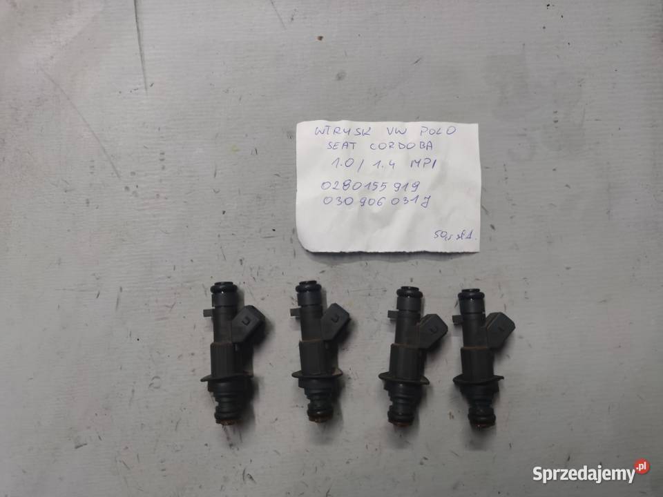 Sprawdzony wtryskiwacz benzynowy VW 10 14 MPI osobowe