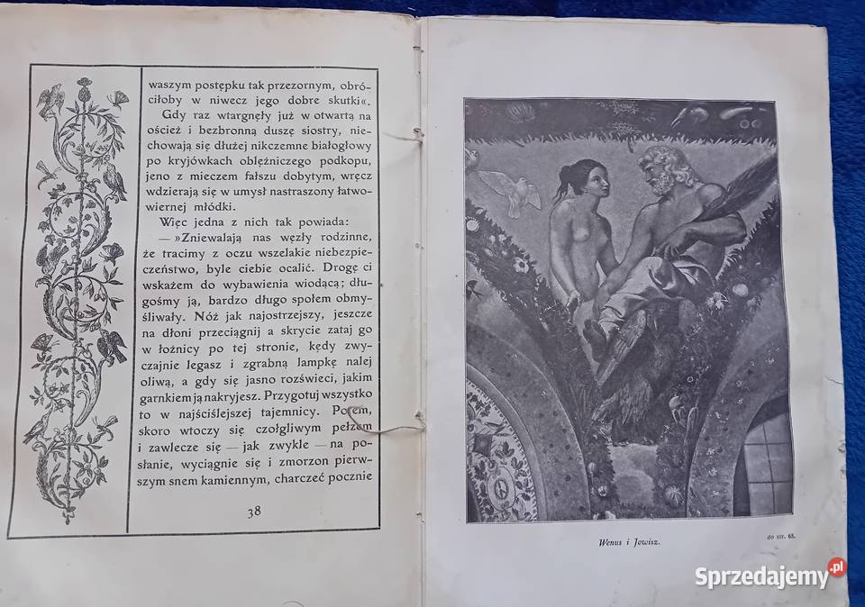 Apuleius Amor i Psyche Przekład L Rydla Kraków Antykwariat Koźminek sprzedam