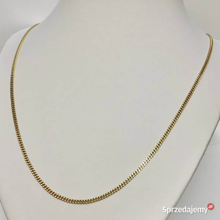 Złoty ŁAŃCUSZEK damsk 18K PANCERKA UnoAErre Biżuteria dla Pań Warszawa