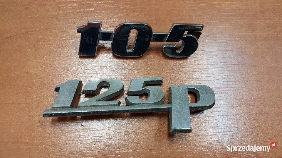emblemat znaczek fiat 125p syrena 105 Kartuzy sprzedam