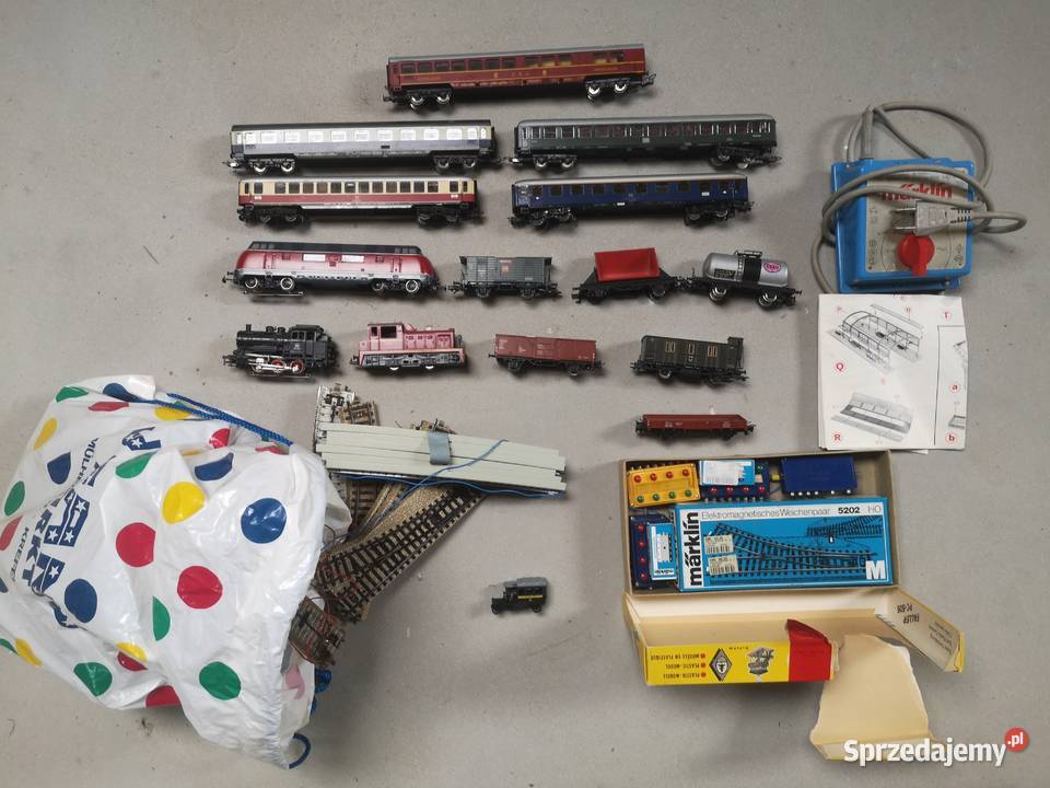 Stara kolejka elektryczna Marklin Vintage Aleksandrów Łódzki