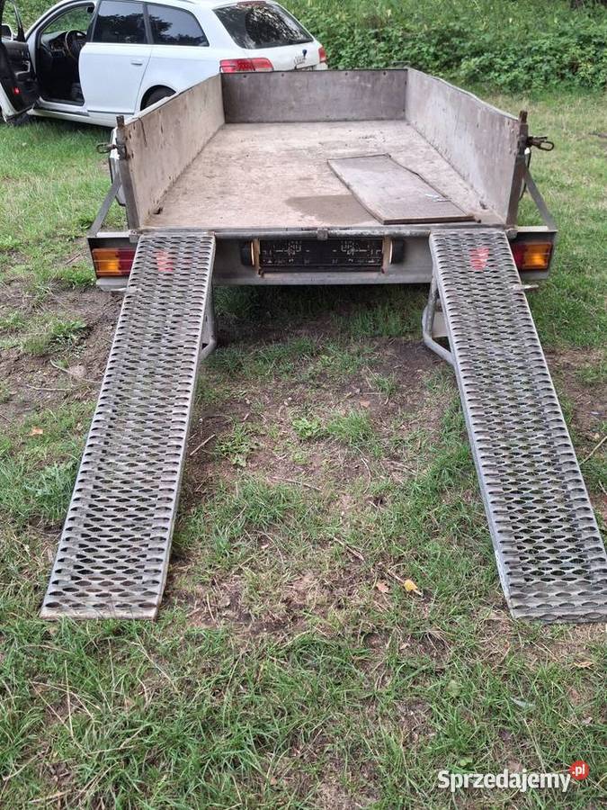 Przyczepa pod minikoparke 2500dmc 3x15m lubuskie Krosno Odrzańskie
