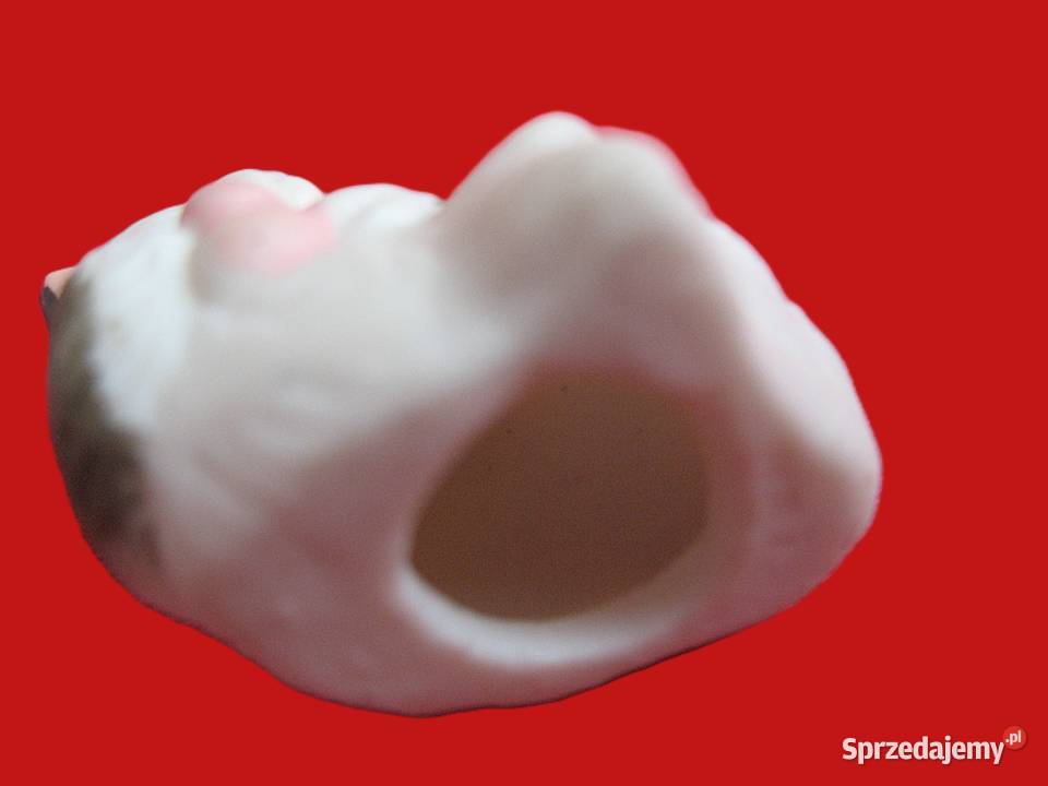 Kot z biedronką ceramika 3 x 3 x 2 Miniaturka Figurki i rzeźby Siedlce sprzedam