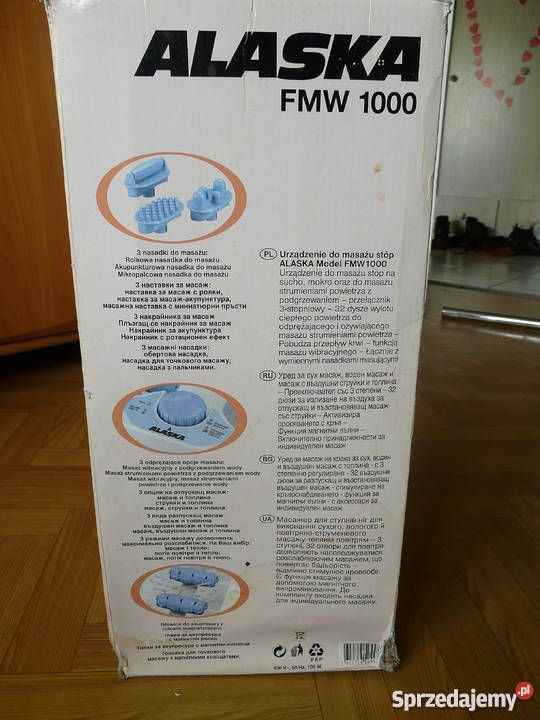 Urządzenie do masażu stóp masażer ALASKA model Krapkowice