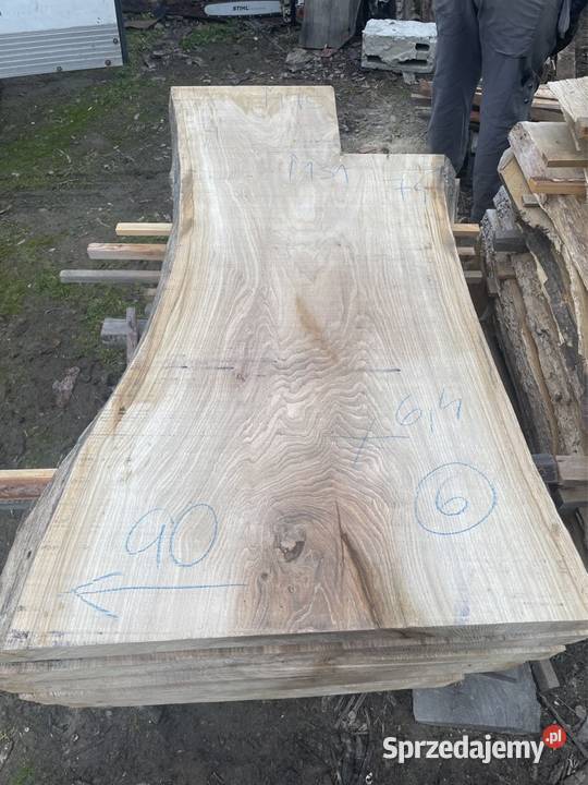 Monolit dąb 93x86x138 174x63 blat stół stolik Przysucha
